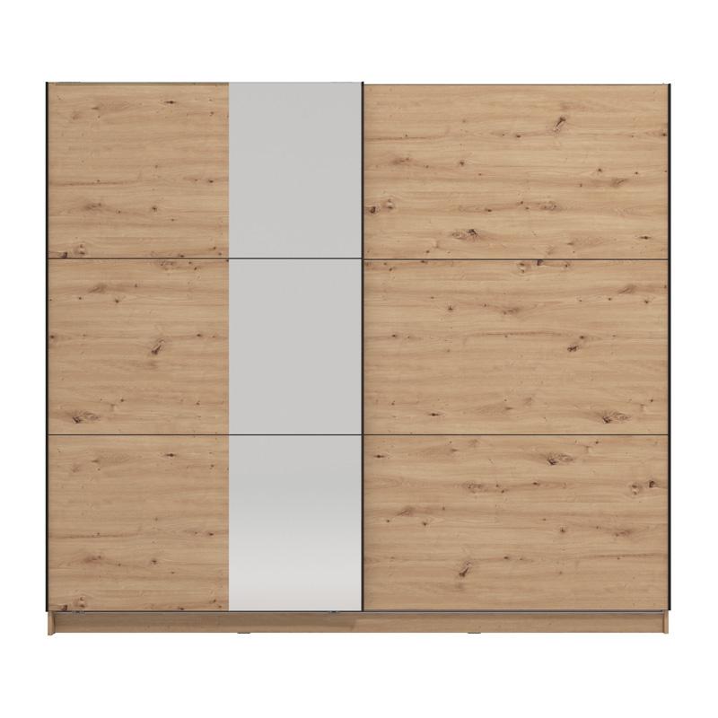 ΝΤΟΥΛΑΠΑ SIERRA 240 ΜΕ ΚΑΘΡΕΦΤΗ ARTISAN OAK ΧΡΩΜΑ 237x63x210εκ - Image 3