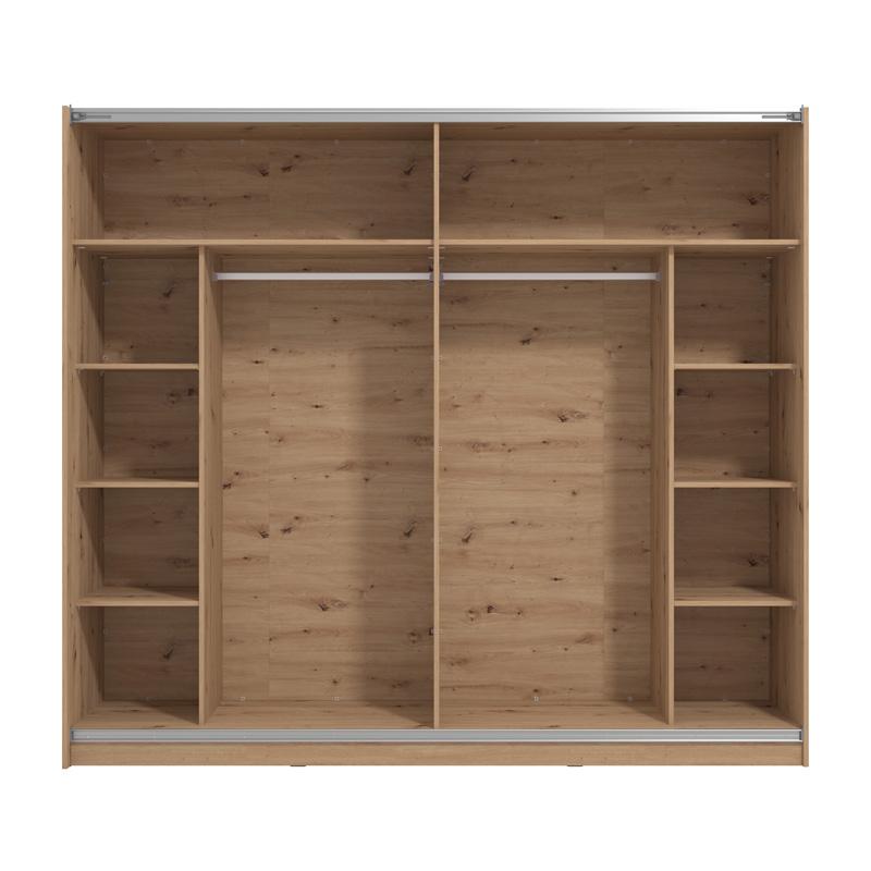 ΝΤΟΥΛΑΠΑ SIERRA 240 ΜΕ ΚΑΘΡΕΦΤΗ ARTISAN OAK ΧΡΩΜΑ 237x63x210εκ - Image 4