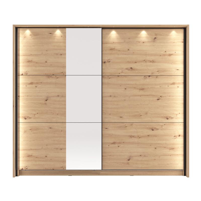 ΝΤΟΥΛΑΠΑ SIERRA 240 ΜΕ ΚΑΘΡΕΦΤΗ ARTISAN OAK ΧΡΩΜΑ 237x63x210εκ - Image 5