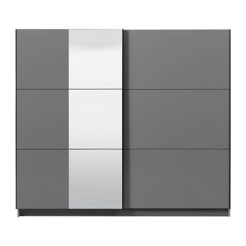 ΝΤΟΥΛΑΠΑ SIERRA 240 ΜΕ ΚΑΘΡΕΦΤΗ ΓΚΡΙ ΧΡΩΜΑ 236.5x62.5x210εκ - Image 3