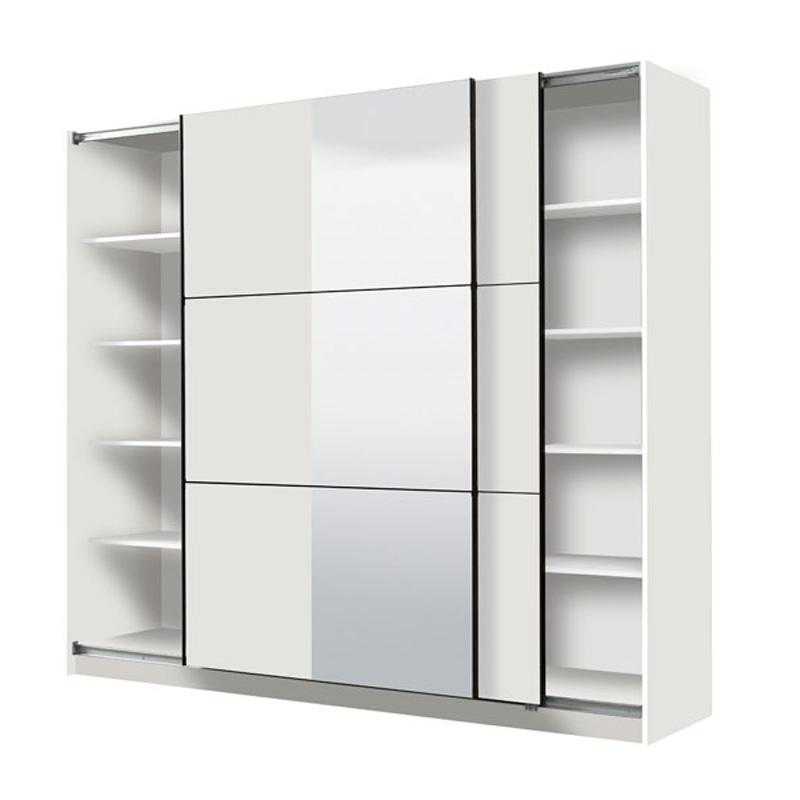 ΝΤΟΥΛΑΠΑ SIERRA 240 ΜΕ ΚΑΘΡΕΦΤΗ ΛΕΥΚΟ ΧΡΩΜΑ 236.5x62.5x210εκ - Image 4