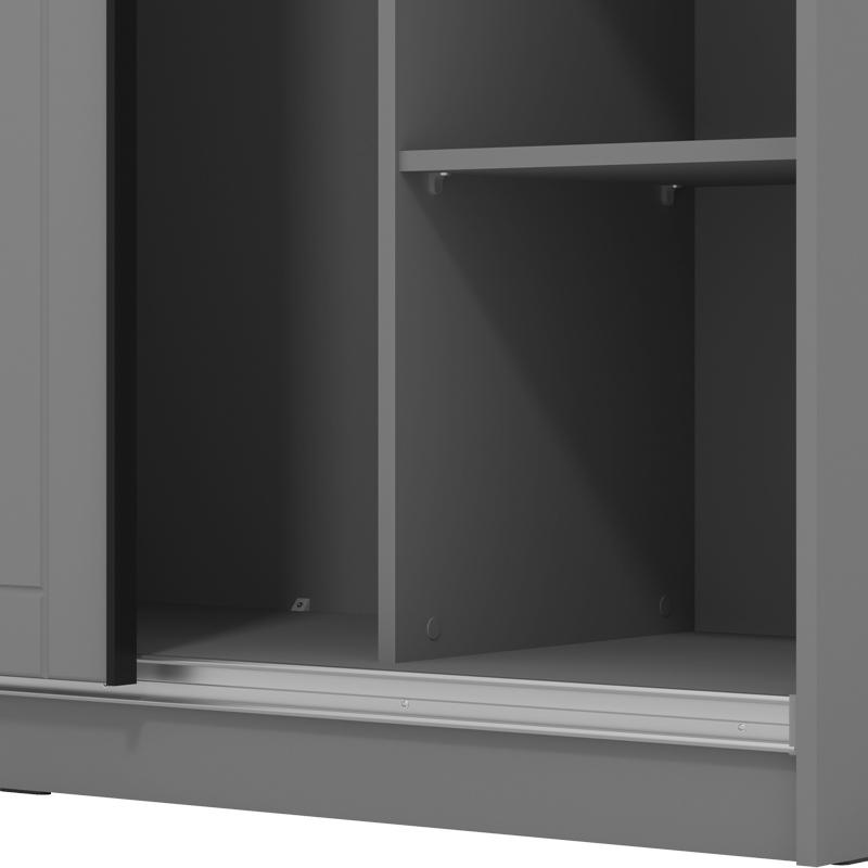 ΝΤΟΥΛΑΠΑ VALENCIA 220 ΓΚΡΙ-ARTISAN OAK-ΓΚΡΙ ΜΑΤ 220x62.5x214εκ - Image 5