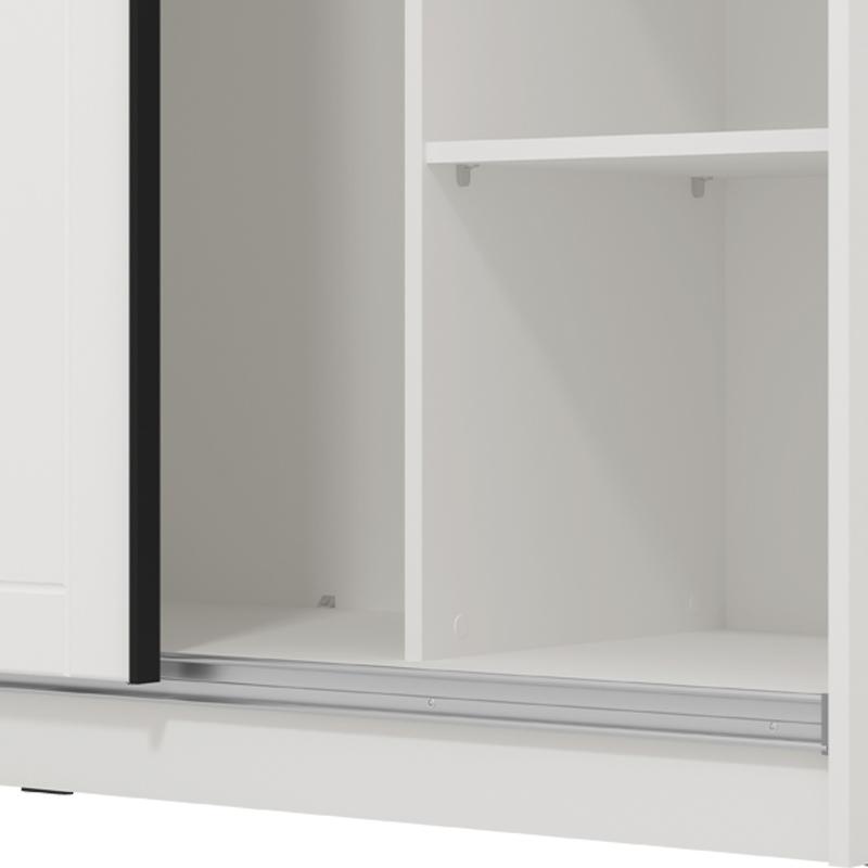 ΝΤΟΥΛΑΠΑ VALENCIA 220 ΛΕΥΚΟ-ARTISAN OAK-ΛΕΥΚΟ ΜΑΤ 220x62.5x214εκ - Image 5