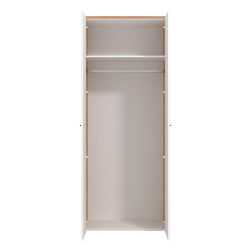 ΝΤΟΥΛΑΠΑ VARADERO 2K ARTISAN OAK-ΛΕΥΚΟ 80,5x53x203,5εκ fld - Image 4
