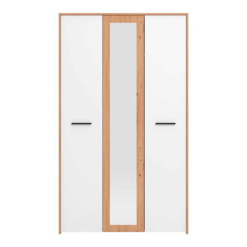 ΝΤΟΥΛΑΠΑ VARADERO 3K1O ARTISAN OAK-ΛΕΥΚΟ-ARTISAN OAK 119x53x203,5εκ fld - Image 3