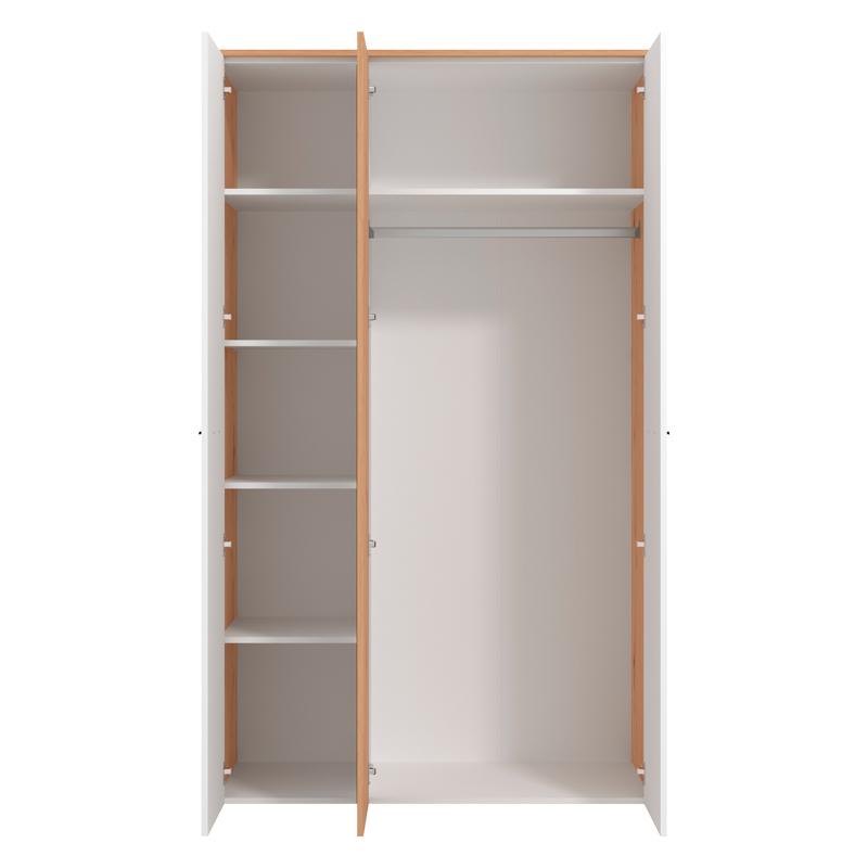 ΝΤΟΥΛΑΠΑ VARADERO 3K1O ARTISAN OAK-ΛΕΥΚΟ-ARTISAN OAK 119x53x203,5εκ fld - Image 4