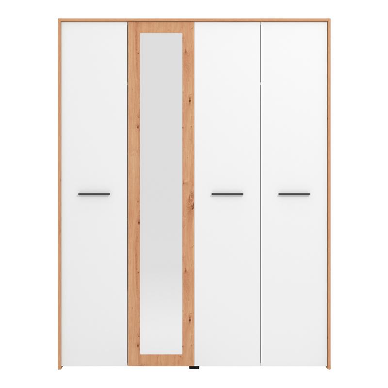 ΝΤΟΥΛΑΠΑ VARADERO 4K1O ARTISAN OAK-ΛΕΥΚΟ-ARTISAN OAK 157,5x53x203,5εκ - Image 3