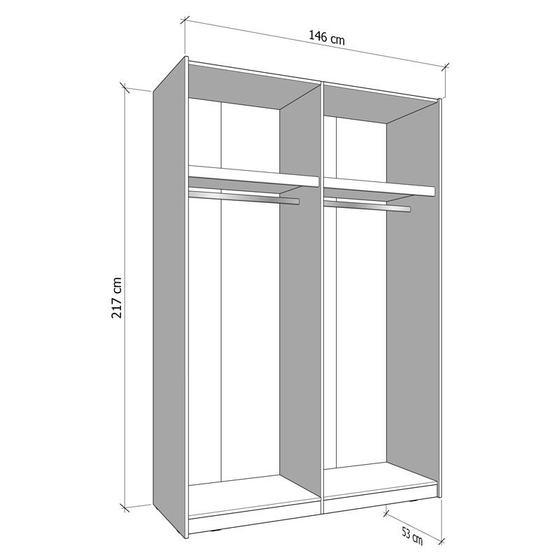 ΝΤΟΥΛΑΠΑ VEYMONT 150 OG h217 CASHMERE ΧΡΩΜΑ 146x61x218εκ - Image 6
