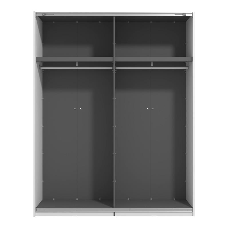 ΝΤΟΥΛΑΠΑ VEYMONT 150 OG h217 ΛΕΥΚΟ ΧΡΩΜΑ 146x61x218εκ - Image 4