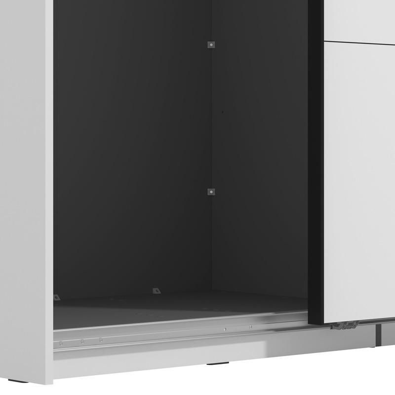 ΝΤΟΥΛΑΠΑ VEYMONT 150 OG h217 ΛΕΥΚΟ ΧΡΩΜΑ 146x61x218εκ - Image 6