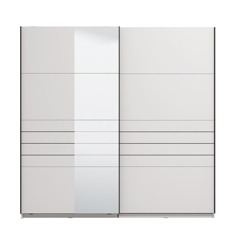 ΝΤΟΥΛΑΠΑ VEYMONT 220 OG h217 ΛΕΥΚΟ ΧΡΩΜΑ 220x61x218εκ - Image 3