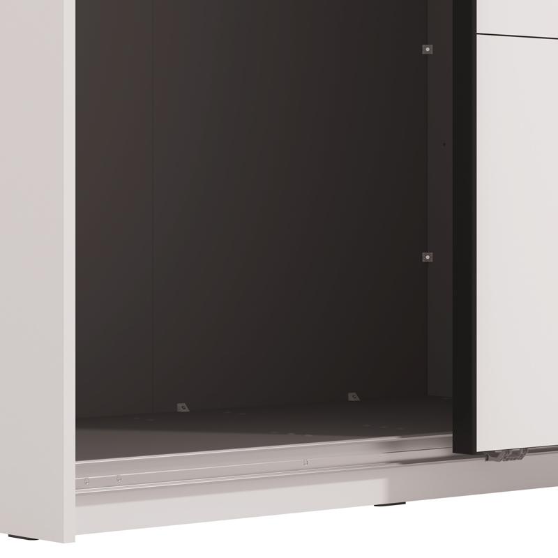 ΝΤΟΥΛΑΠΑ VEYMONT 220 OG h217 ΛΕΥΚΟ ΧΡΩΜΑ 220x61x218εκ - Image 5