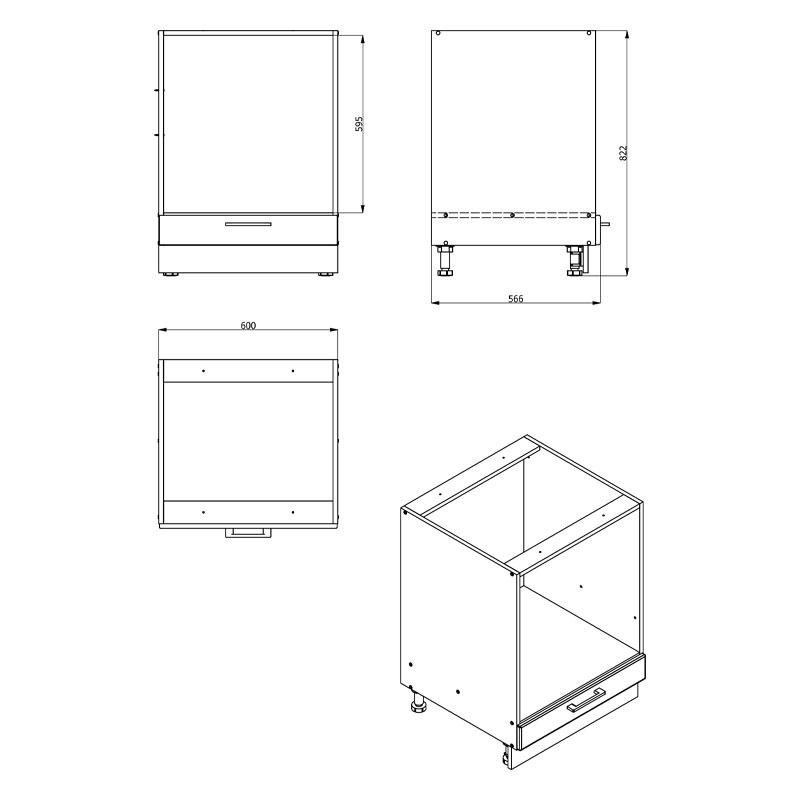 ΝΤΟΥΛΑΠΙ ΚΟΥΖΙΝΑΣ DIANA D60 UR GREY OAK-SAND ΓΥΑΛΙΣΤΕΡΟ FOIL 60x55x82εκ - Image 6