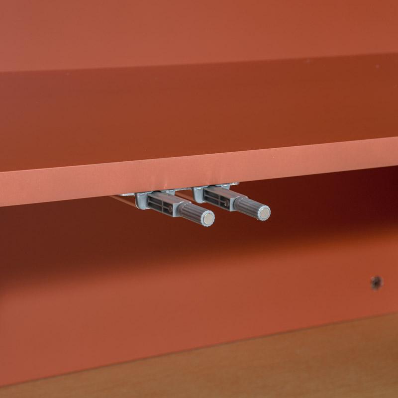ΟΒΑΛ ΜΠΟΥΦΕΣ Elington ΦΥΣΙΚΟ-ΠΟΡΤΟΚΑΛΙ 160x40x80εκ - Image 8