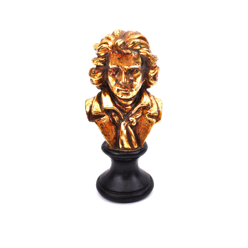 ΔΙΑΚΟΣΜΗΤΙΚΟ ΑΓΑΛΜΑΤΙΔΙΟ POLYRESIN "ΚΕΦΑΛΗ ΑΝΔΡΟΣ" ΧΡΥΣΟ 14x7εκ CM019-3CY9 bf