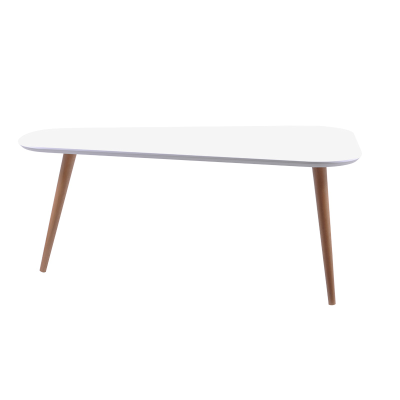 ΤΡΑΠΕΖΑΚΙ ΣΑΛΟΝΙΟΥ Atria ΛΕΥΚΟ ΜΕ Nature ΠΟΔΙΑ 100x56.5x43εκ