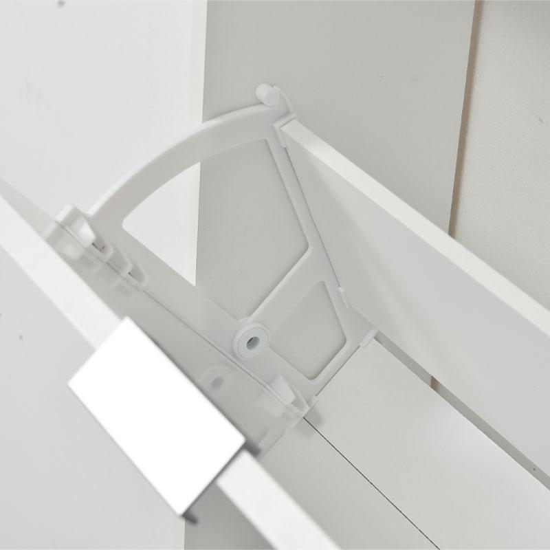ΠΑΠΟΥΤΣΟΘΗΚΗ Base 13 ΛΕΥΚΟ ΧΡΩΜΑ 58x18x119εκ - Image 4