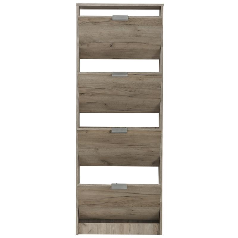 ΠΑΠΟΥΤΣΟΘΗΚΗ Base 14 GREY OAK 58x18x155,5εκ - Image 5