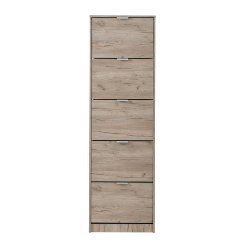 ΠΑΠΟΥΤΣΟΘΗΚΗ Base 15 GREY OAK 58x18x191,5εκ - Image 3