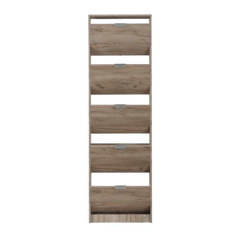 ΠΑΠΟΥΤΣΟΘΗΚΗ Base 15 GREY OAK 58x18x191,5εκ - Image 5