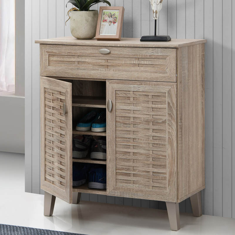 ΠΑΠΟΥΤΣΟΘΗΚΗ FP-02C SONOMA ΜΕ 4 ΡΑΦΙΑ ΚΑΙ 1 ΣΥΡΤΑΡΙ 77,8x36,8x89,3εκ