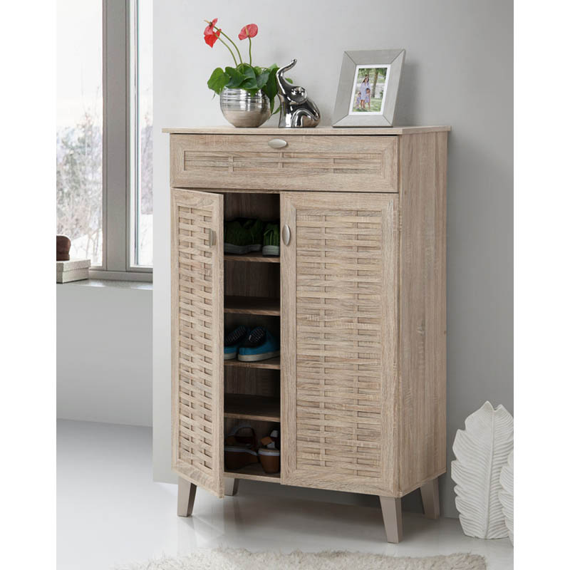 ΠΑΠΟΥΤΣΟΘΗΚΗ FP-03C SONOMA ΜΕ 5 ΡΑΦΙΑ ΚΑΙ 1 ΣΥΡΤΑΡΙ 77,8x36,8x119,6εκ