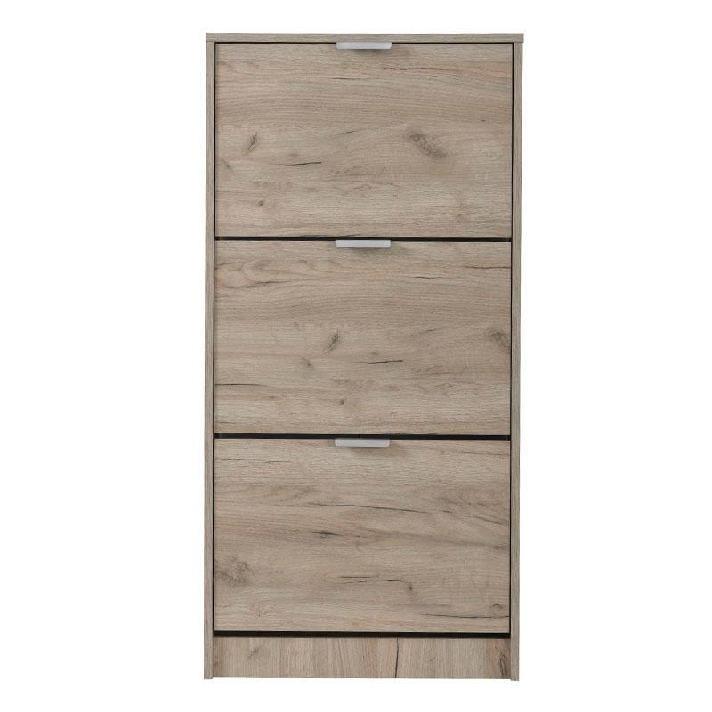 ΠΑΠΟΥΤΣΟΘΗΚΗ Hugo 23 Grey Oak 67x28x119εκ - Image 3