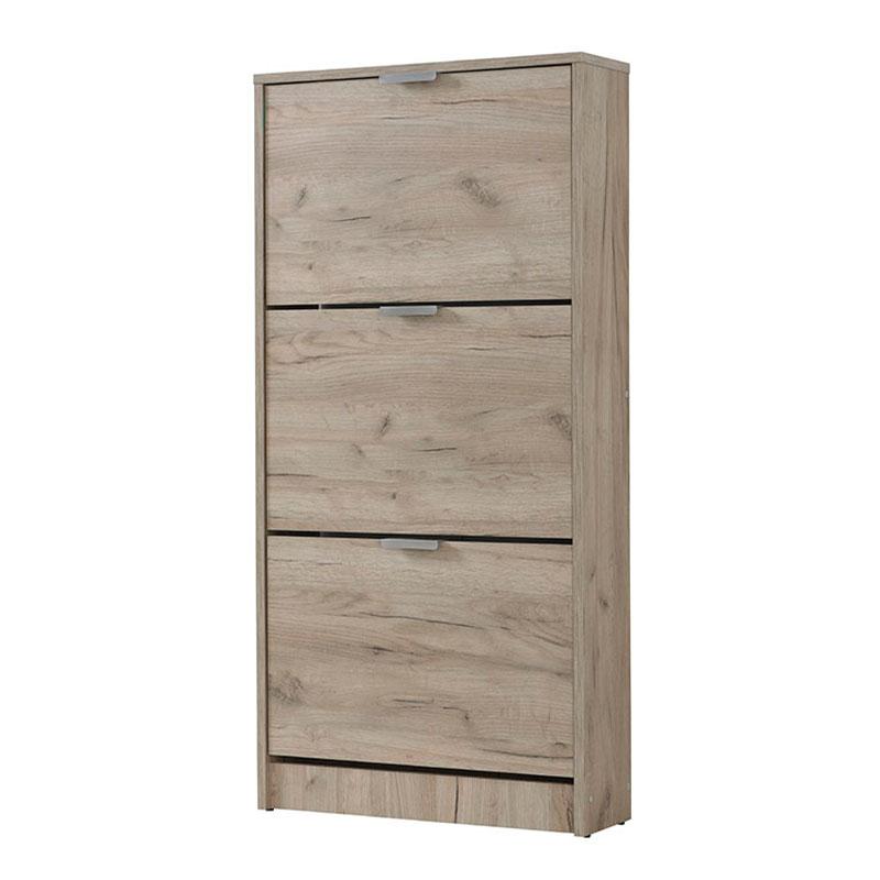 ΠΑΠΟΥΤΣΟΘΗΚΗ Hugo 23 Grey Oak 67x28x119εκ - Image 4
