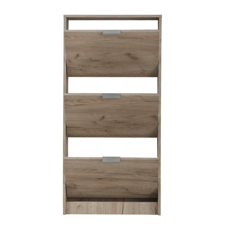 ΠΑΠΟΥΤΣΟΘΗΚΗ Hugo 23 Grey Oak 67x28x119εκ - Image 5