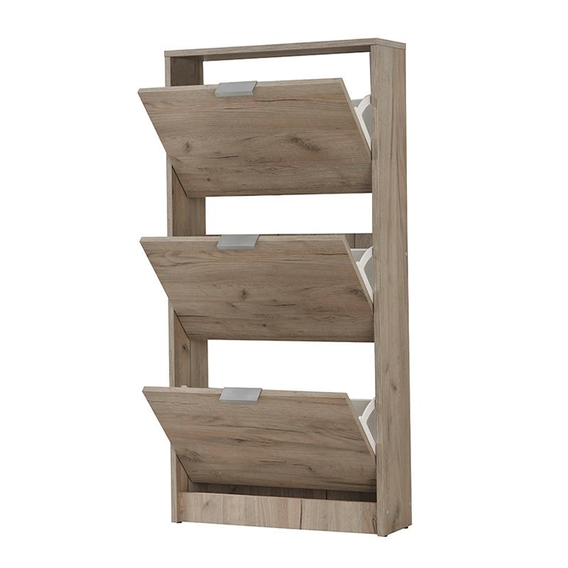 ΠΑΠΟΥΤΣΟΘΗΚΗ Hugo 23 Grey Oak 67x28x119εκ - Image 6