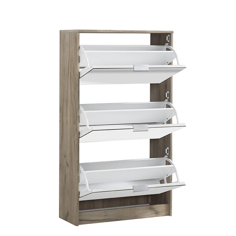 ΠΑΠΟΥΤΣΟΘΗΚΗ Hugo 23 Grey Oak ΜΕ ΚΑΘΡΕΦΤΗ 67x28x119εκ - Image 5