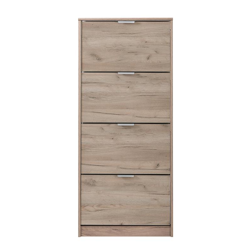 ΠΑΠΟΥΤΣΟΘΗΚΗ Hugo 24 Grey Oak 67x28x155εκ - Image 3