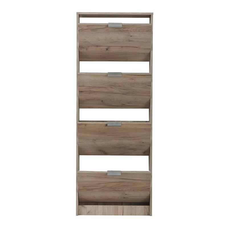 ΠΑΠΟΥΤΣΟΘΗΚΗ Hugo 24 Grey Oak 67x28x155εκ - Image 5