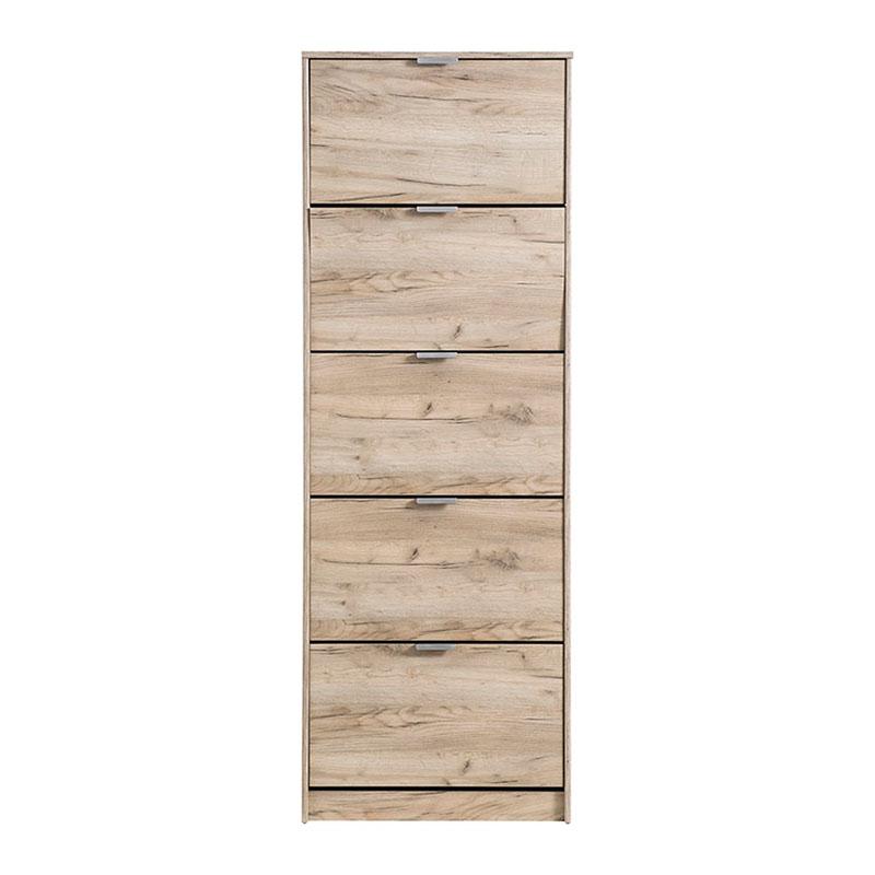 ΠΑΠΟΥΤΣΟΘΗΚΗ Hugo 25 Grey Oak 67x28x191,5εκ - Image 3