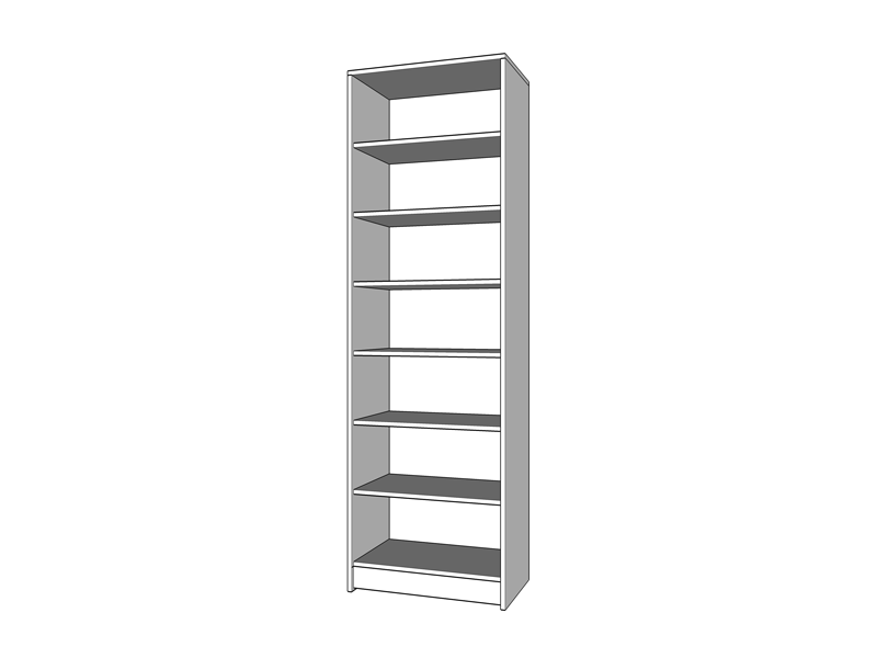 ΠΑΠΟΥΤΣΟΘΗΚΗ NEO SONOMA 60x33x191.5εκ - Image 5