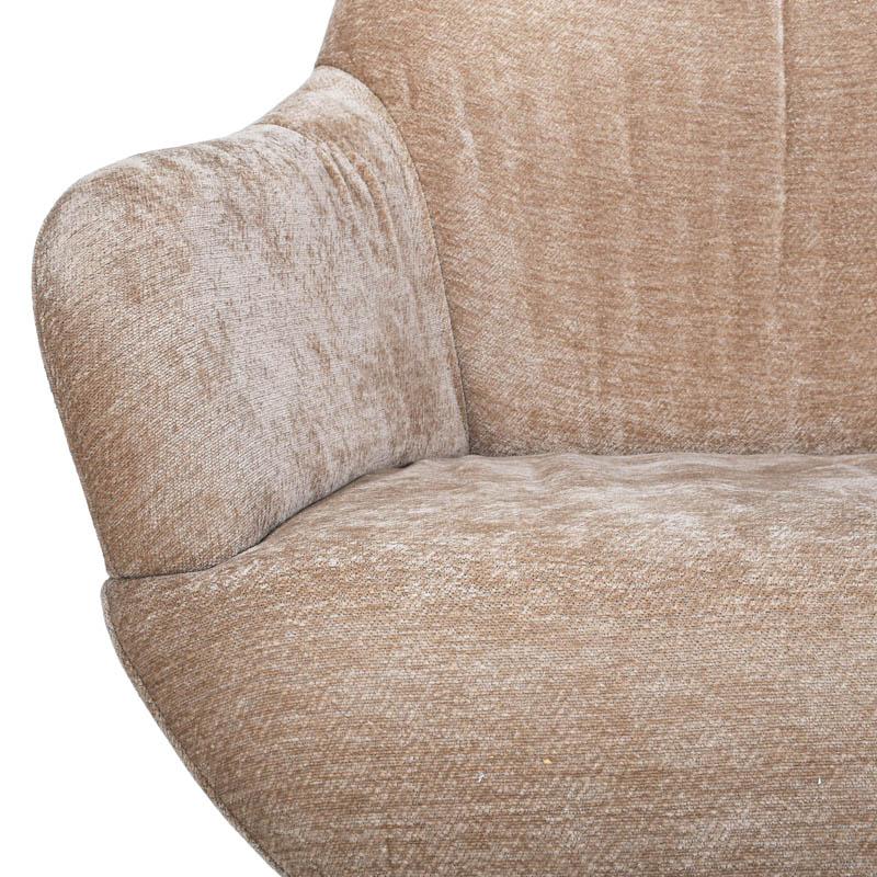 ΠΕΡΙΣΤΡΕΦΟΜΕΝΗ ΠΟΛΥΘΡΟΝΑ " Cosmo " CAMEL ΧΡΩΜΑ 88x74x97εκ - Image 6