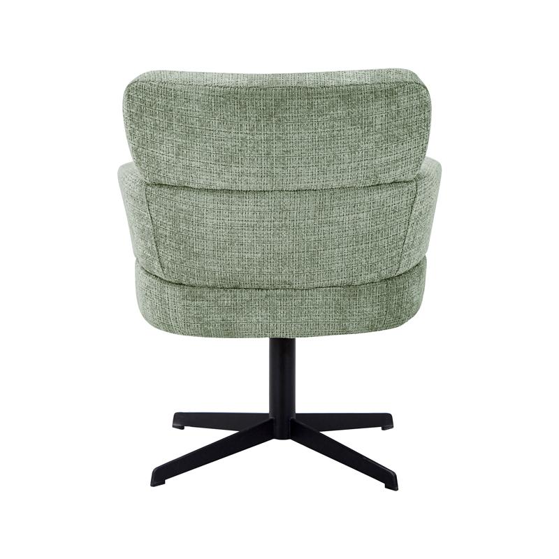 ΠΕΡΙΣΤΡΕΦΟΜΕΝΗ ΠΟΛΥΘΡΟΝΑ FL096 ΛΑΔΙ ΥΦΑΣΜΑ ΜΕ ΜΑΥΡΗ ΜΕΤΑΛΛΙΚΗ ΒΑΣΗ 70x74x89εκ - Image 4