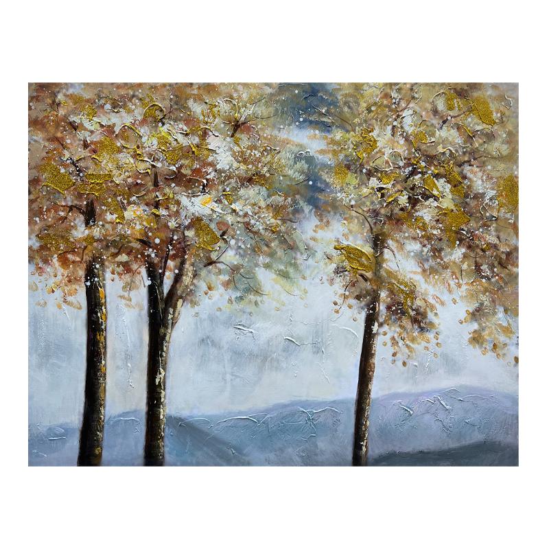 ΠΙΝΑΚΑΣ "Trees 536" ΣΕ ΚΑΜΒΑ ΜΕ ΞΥΛΙΝΟ ΠΛΑΙΣΙΟ 80*2.3*60 sls