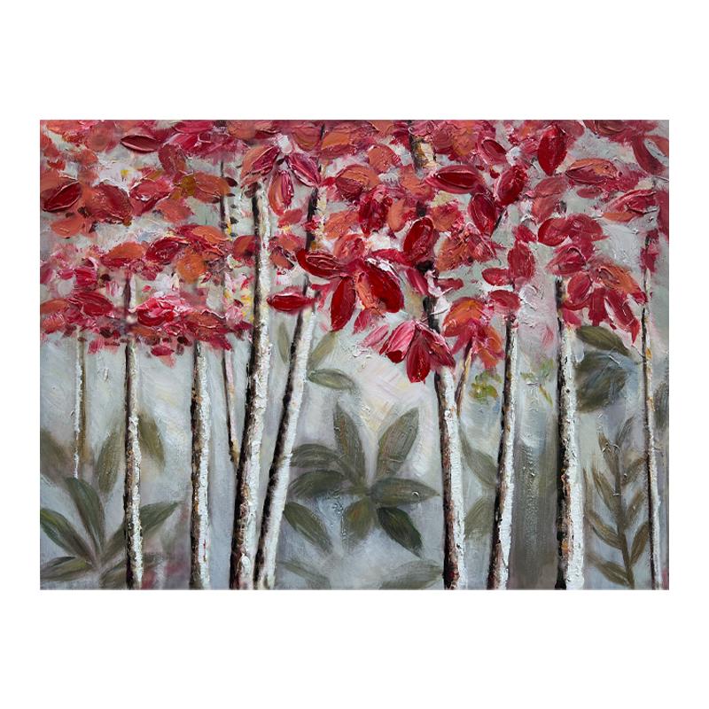 ΠΙΝΑΚΑΣ "Trees 540" ΣΕ ΚΑΜΒΑ ΜΕ ΞΥΛΙΝΟ ΠΛΑΙΣΙΟ 80*2.3*60 sls