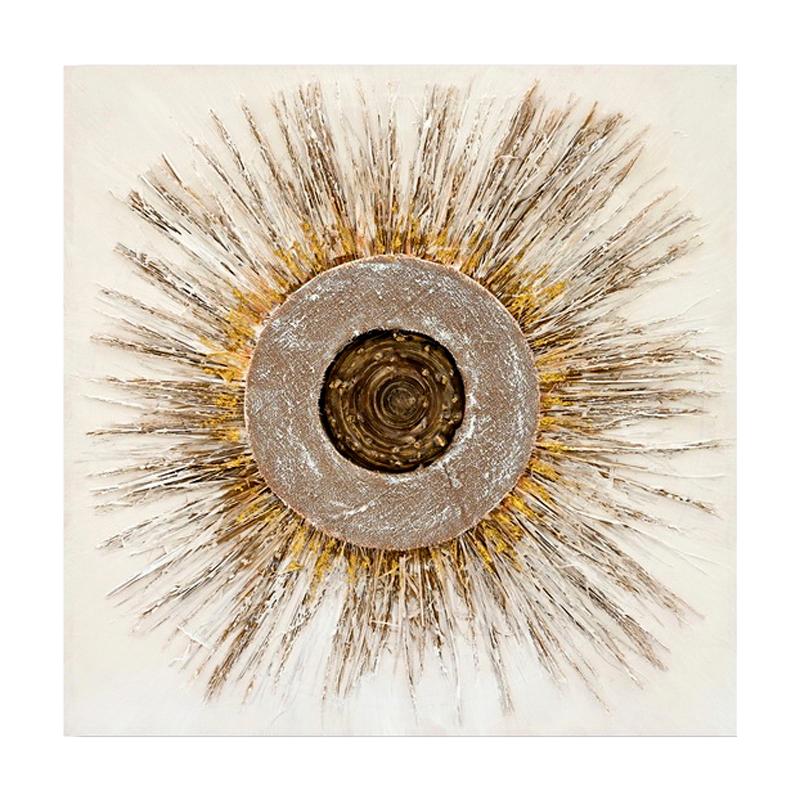 ΠΙΝΑΚΑΣ ΣΕ ΚΑΜΒΑ FL0621 ΜΠΕΖ-ΚΑΦΕ 80x3x80εκ