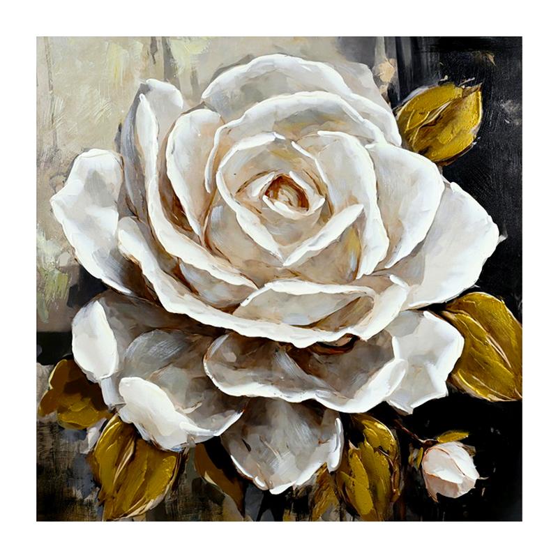 ΠΙΝΑΚΑΣ ΣΕ ΚΑΜΒΑ FL0791 ΜΠΕΖ-ΜΑΥΡΟ-ΧΡΥΣΟ 80x3x80εκ