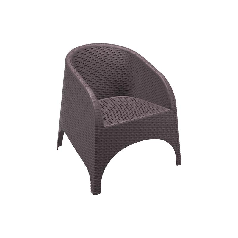 ΠΟΛΥΘΡΟΝΑ ARUBA ΚΑΦΕ 80*75*74*44