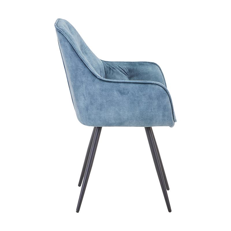 ΠΟΛΥΘΡΟΝΑ FL016 ΠΕΤΡΟΛ ΒΕΛΟΥΔΟ ΥΦΑΣΜΑ ΜΕ ΜΕΤΑΛΛΙΚΑ ΠΟΔΙΑ - Image 3