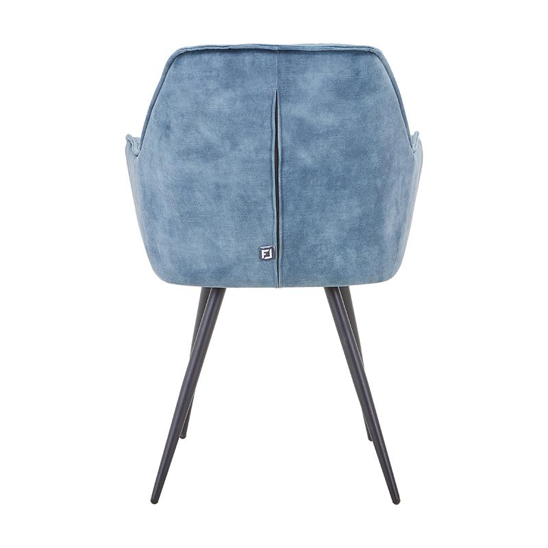 ΠΟΛΥΘΡΟΝΑ FL016 ΠΕΤΡΟΛ ΒΕΛΟΥΔΟ ΥΦΑΣΜΑ ΜΕ ΜΕΤΑΛΛΙΚΑ ΠΟΔΙΑ - Image 4