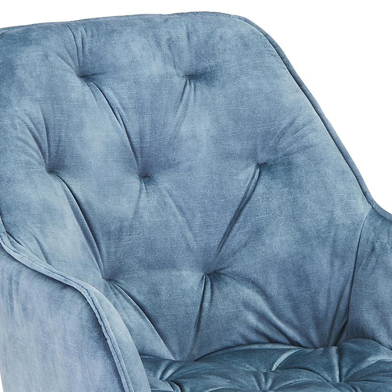 ΠΟΛΥΘΡΟΝΑ FL016 ΠΕΤΡΟΛ ΒΕΛΟΥΔΟ ΥΦΑΣΜΑ ΜΕ ΜΕΤΑΛΛΙΚΑ ΠΟΔΙΑ - Image 5