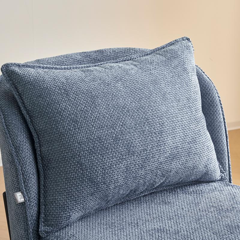 ΠΟΛΥΘΡΟΝΑ FL3059 ΣΙΕΛ ΥΦΑΣΜΑ ΜΕ ΜΕΤΑΛΛΙΚΑ ΠΟΔΙΑ 67x75x81εκ - Image 8