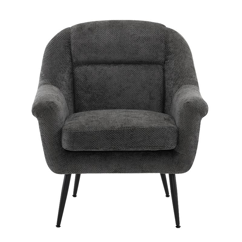 ΠΟΛΥΘΡΟΝΑ FL801 ΓΚΡΙ ΥΦΑΣΜΑ ΜΕ ΜΕΤΑΛΛΙΚΑ ΠΟΔΙΑ 76x77x89εκ - Image 3