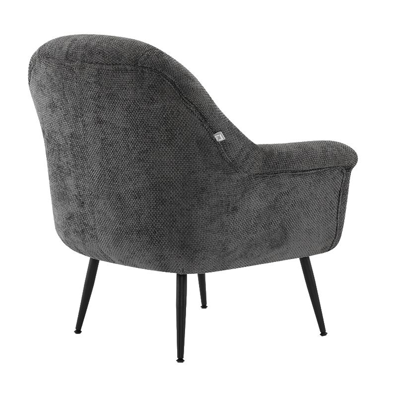 ΠΟΛΥΘΡΟΝΑ FL801 ΓΚΡΙ ΥΦΑΣΜΑ ΜΕ ΜΕΤΑΛΛΙΚΑ ΠΟΔΙΑ 76x77x89εκ - Image 5