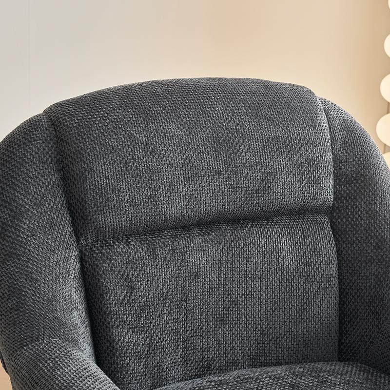 ΠΟΛΥΘΡΟΝΑ FL801 ΓΚΡΙ ΥΦΑΣΜΑ ΜΕ ΜΕΤΑΛΛΙΚΑ ΠΟΔΙΑ 76x77x89εκ - Image 7