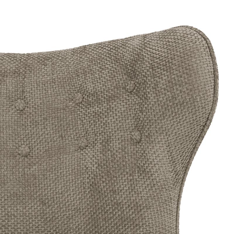 ΠΟΛΥΘΡΟΝΑ Agnes ΜΠΕΖ ΧΡΩΜΑ ΥΦΑΣΜΑΤΟΣ ΜΕ ΞΥΛΙΝΑ ΠΟΔΙΑ 66x73x77εκ - Image 7